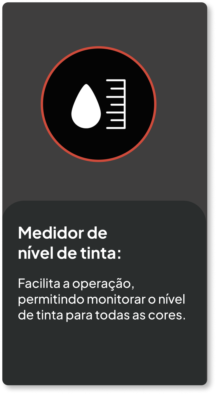 Medidor de  nível de tinta_